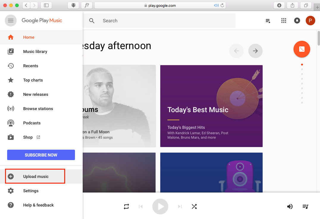 itunes müziğini google play müzik'e yükle