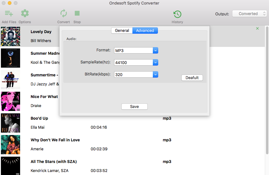 mp3 için spotify çalma listesi