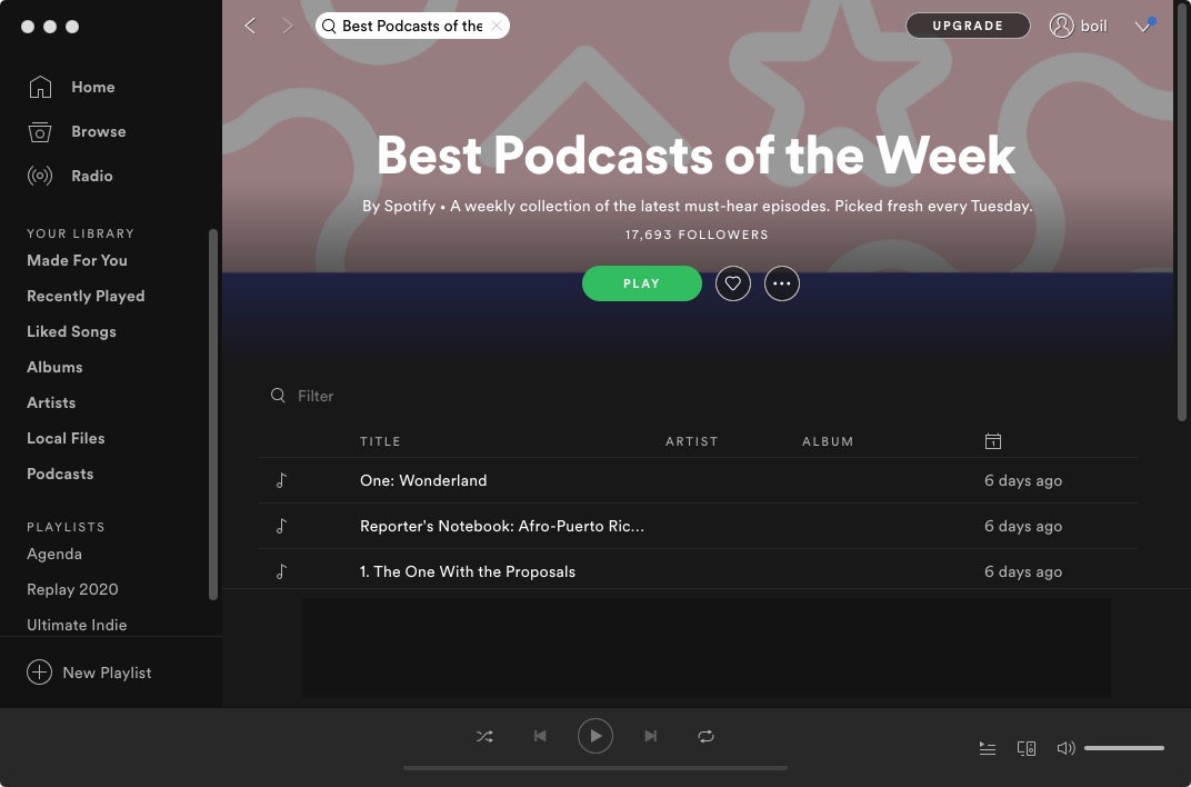 haftanın en iyi podcast'leri