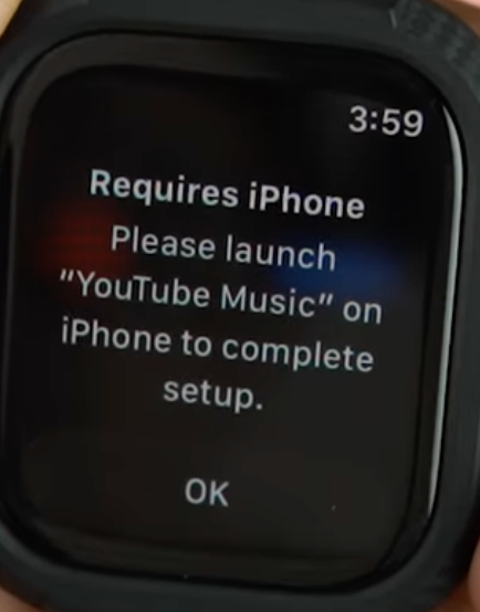 YouTube Music Apple Watch