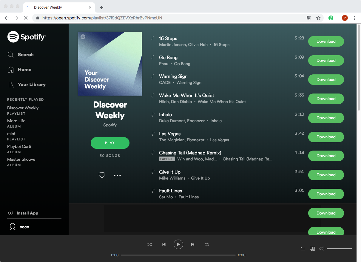 Spotify Deezer 音乐下载器 